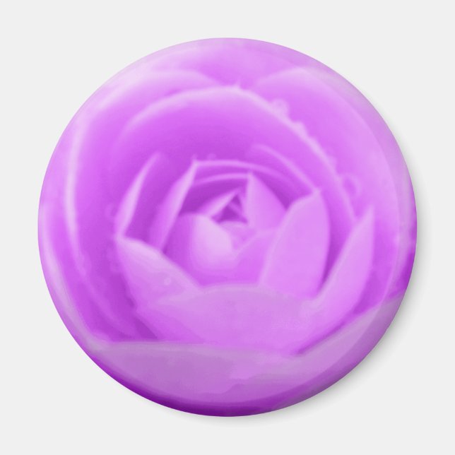 Purple Camellia Magnet (Front)