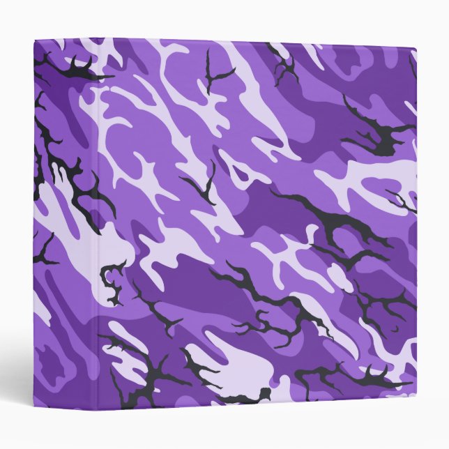 Purple Camo Binder (Front/Spine)