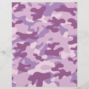 Purple Camo Design