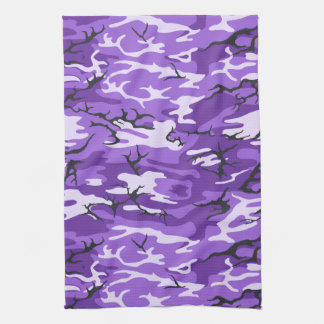 Purple Camo Kitchen Towel