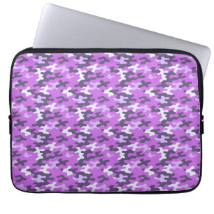 Purple Camo Laptop Sleeve