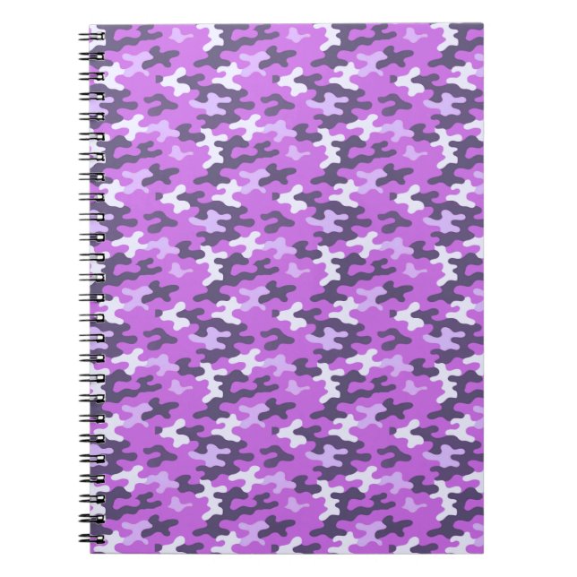 Purple Camo Notebook (Front)