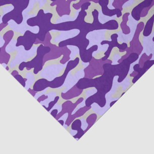 Purple Camo Tissue Paper