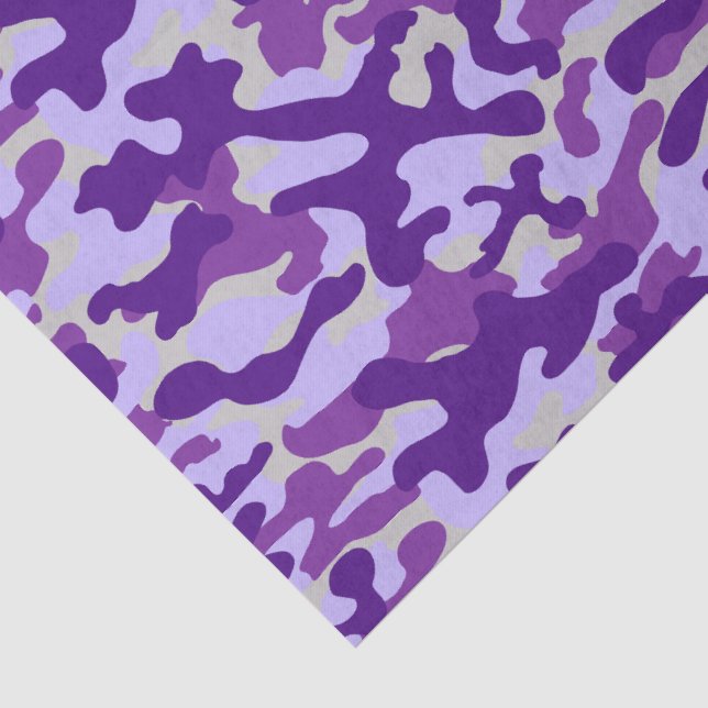 Purple Camo  Tissue Paper (Detail)