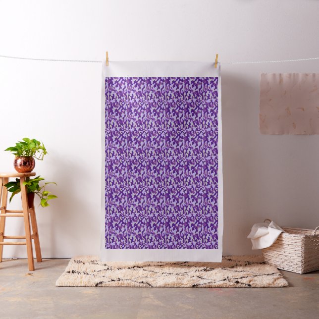 Purple Camouflage  Fabric (In Situ)
