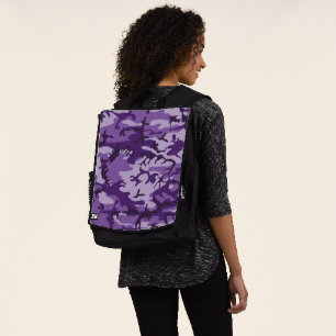 Purple Camouflage, Military, Army Backpack