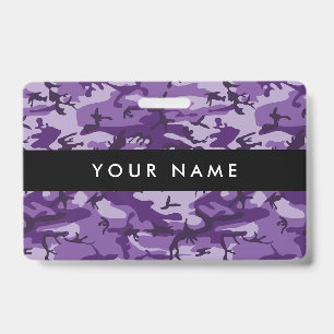 Purple Camouflage, Military, Army Badge