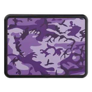 Purple Camouflage, Military, Army Trailer Hitch Cover