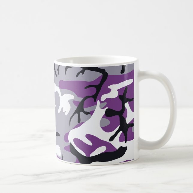 Purple Camouflage Mug (Right)