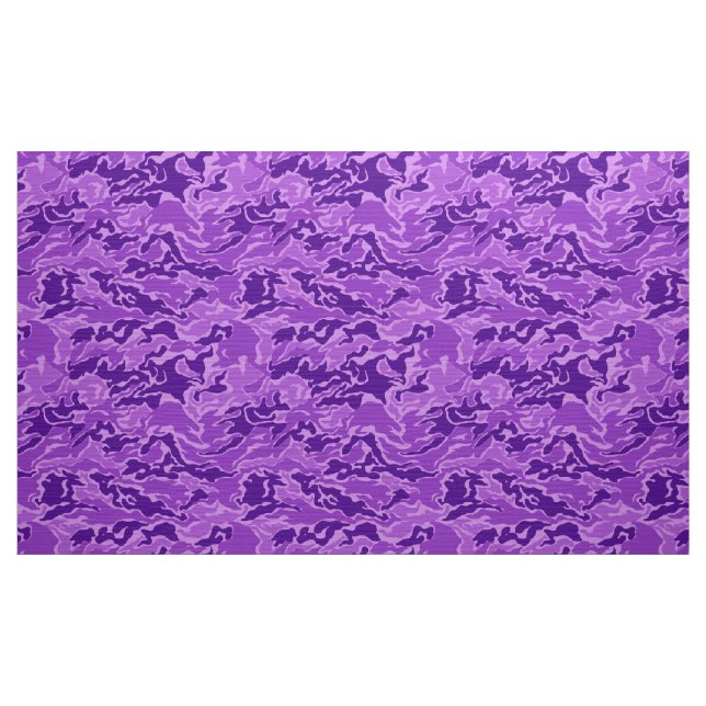 Purple Camouflage Pattern Fabric (Yard)
