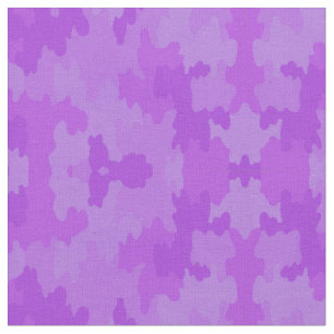 Purple Camouflage Pattern Fabric
