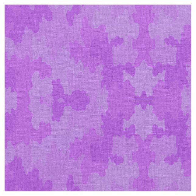 Purple Camouflage Pattern Fabric (Close Up)