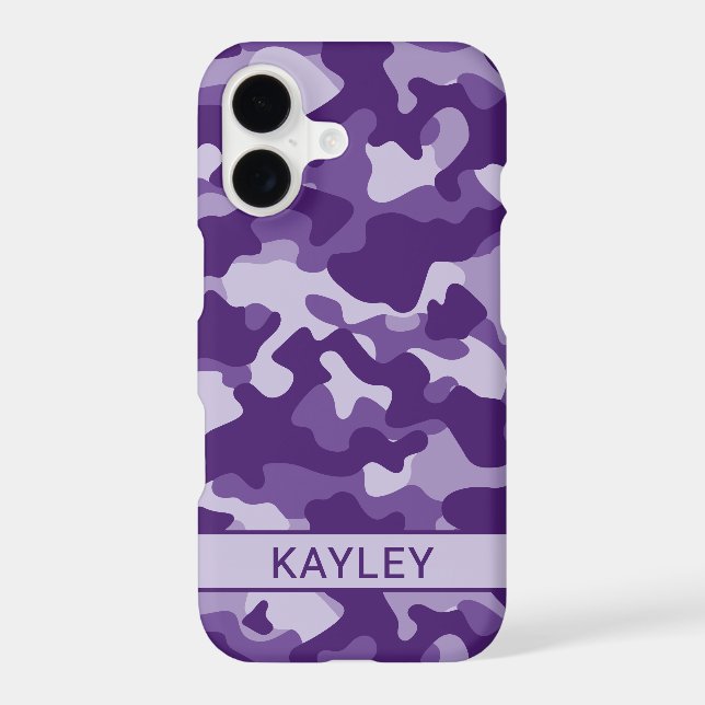 Purple Camouflage Personalized (Back)