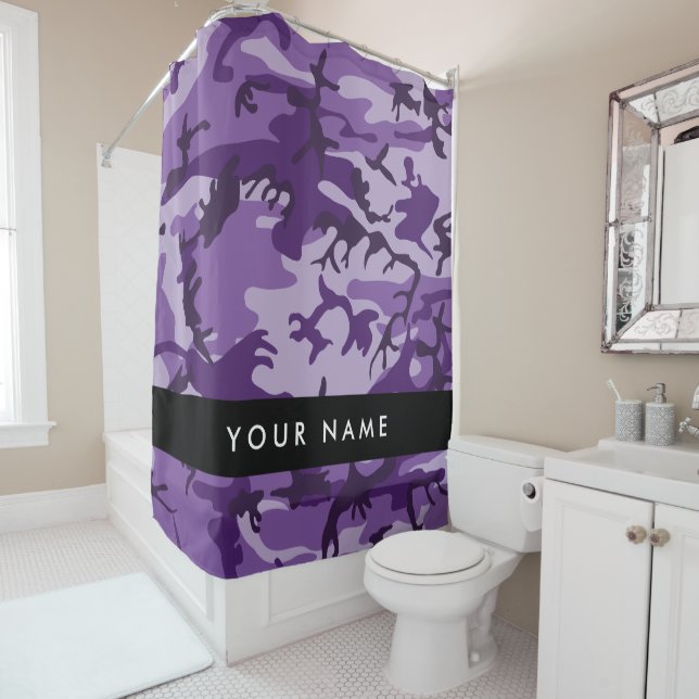 Purple Camouflage Your name Personalize (In Situ)