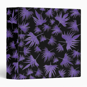 Purple Canary Vine Leaves Binder