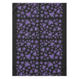 Purple Canary Vine Leaves Tablecloth