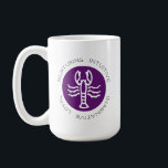 Purple Cancer Zodiac Star Sign Personality Trait Coffee Mug<br><div class="desc">A fun zodiac mug featuring the prominent traits for your sign! A fun gift for all! Those born under the sign Cancer (21 June –23 July) are said to be nurturing, imaginative, caring, loyal, and intuitive! Surprise a friend or zodiac lover for their birthday with these compliments specialized just for...</div>