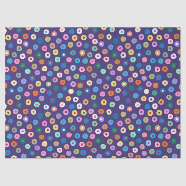Purple candy Tissue Paper (Front)