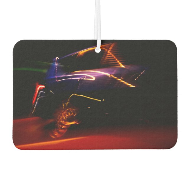 purple car dance air freshener (Front)