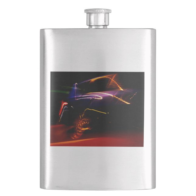 purple car dance flask (Front)