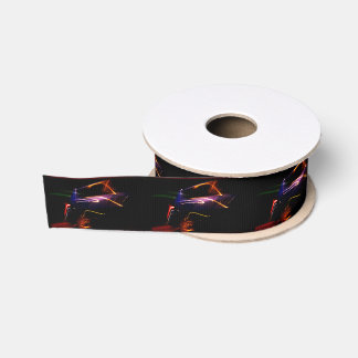 purple car dance grosgrain ribbon