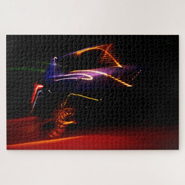 purple car dance jigsaw puzzle (Horizontal)