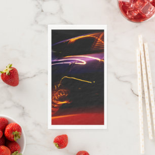 purple car dance napkin