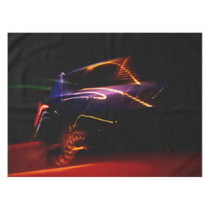 purple car dance tablecloth