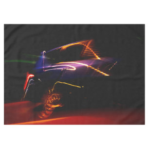 purple car dance tablecloth