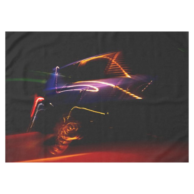purple car dance tablecloth (Front (Horizontal))