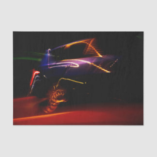 purple car dance tissue paper