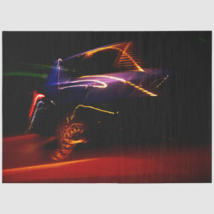 purple car dance tissue paper