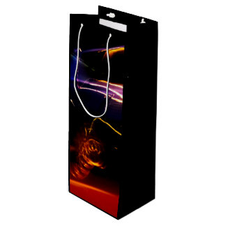 purple car dance wine gift bag