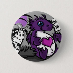 Purple Care Dragoon 2 Inch Round Button