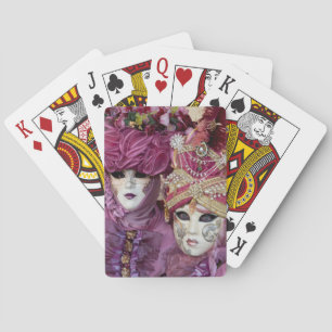 Purple Carnival costume, Venice Playing Cards