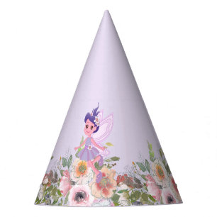Purple Castle Fairytale Birthday Theme with Fairy  Party Hat
