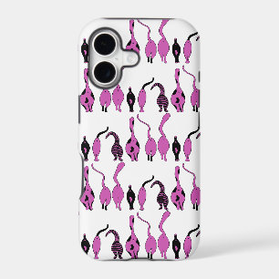 Purple Cat Butts Pattern