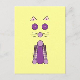 Purple CAT Postcard