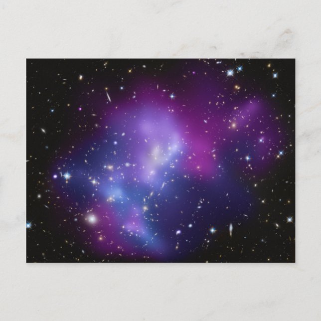Purple Celestial Space Photo Postcard (Front)