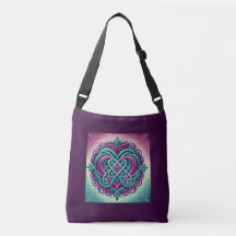 Purple Celtic Heart
