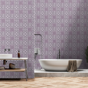 Purple Celtic Knot Pattern Wallpaper
