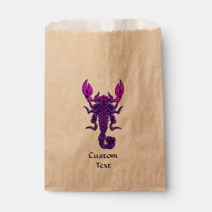 Purple Celtic Knot Scorpion Favour Bag