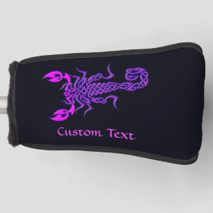 Purple Celtic Knot Scorpion Golf Head Cover