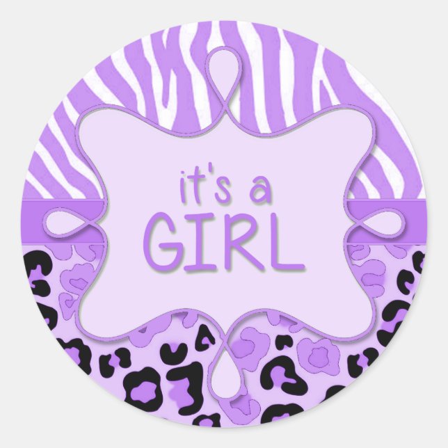 Purple C'est un Sticker pour fille (Devant)