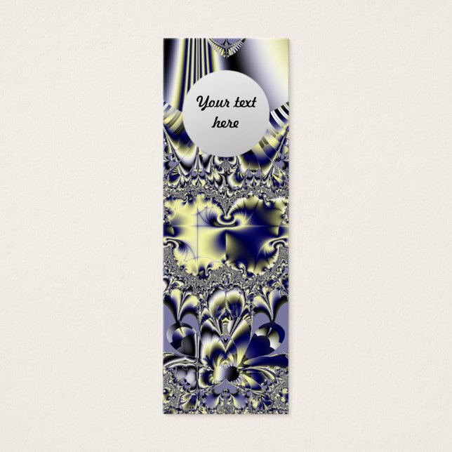 Purple Chaos Custom Bookmark (Front)