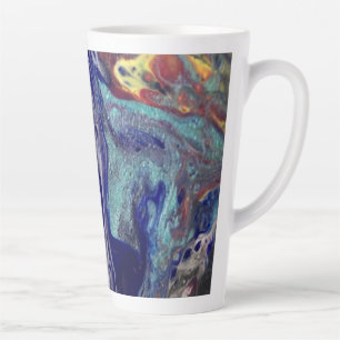 Purple chaos latte mug