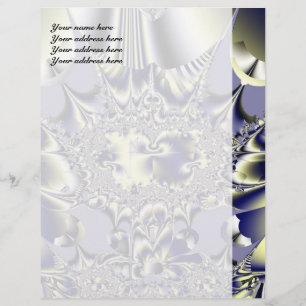 Purple Chaos Personalized Letterhead