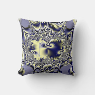 Purple Chaos Throw Pillow