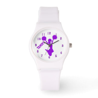 Purple Cheerleader Custom Watch
