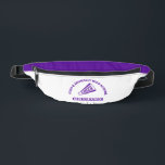 Purple Cheerleader Personalized High School Fanny Pack<br><div class="desc">This cute customized purple high school cheerleader fanny pack features typography of the team name of your cheerleading squad. Personalize this gift for your cheer captain and other cheerleaders on your team with their class year.</div>